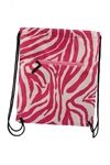 Hot Pink Zebra Cheer Bag