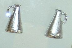 Megaphone Earrings (Color: Gold)
