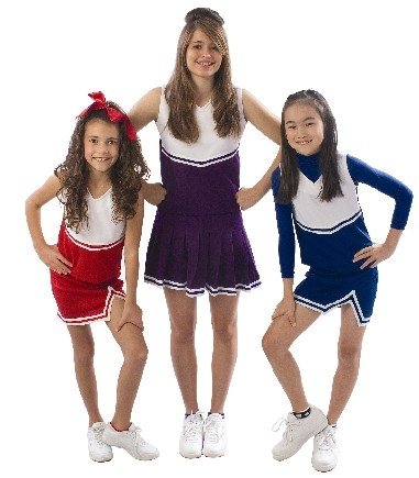 skirt pizzazz us30 uniform pleated youth cheerleader child pz victory shell adult