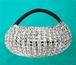 Flexible Rhinestone Cheerleader Ponytail Holder