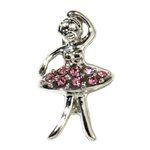 Dangling Leaping Dancer Slide Charm