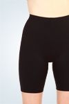 Custom Made Girls Velvet Cheer Bike Pant (Size: Intermediate, Color: Black)