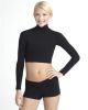 Capezio Child Nylon Turtleneck Midriff Top