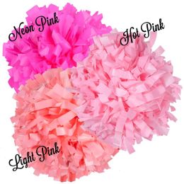 Cheer Fantastic 6" Pink Solid Plastic Pom (Color: Light Pink)
