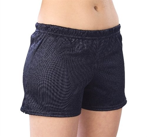 Girls Cheer Shorts, Pizzazz Adult Mesh 