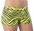 Pizzazz Adult Zebra Print Cheer Hot Shorts, 5400-AP