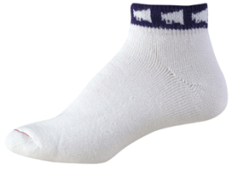 Pizzazz Megaphone Anklet Sock, 7000 (Size: Extra Small, Color: Columbia Blue)