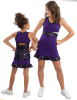 Pizzazz Child Body Basics Metallic Star Ruffled Skirt, 7100-M