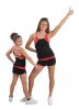 Pizzazz Youth Tri-Color Top with X-back, 7700