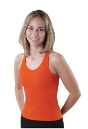 Pizzazz Youth MVP Racer Back Top, 9700 (Child Size: Extra Small, Color: Red)