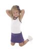 Pizzazz Youth MVP Racer Back Top with Trim, 9700-T