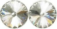 Swarovski Rhinestone Earrings - 14mm - all colors