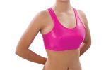 Pizzazz Adult Metallic Sports Bra with Racer Back Design, 1213-M