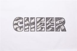 Pizzazz Zebra "CHEER" Transfer 150 (Color: Red outline)