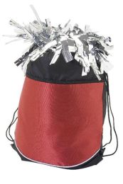 Pizzazz Stringpack Cheer Bag, ST10 (Color: Red)