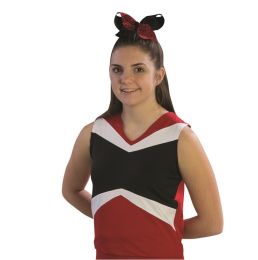 Pizzazz Adult Premier Uniform Shell UT515 (Adult Size: Small, Color: Black with White)